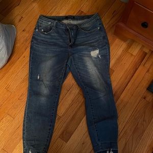 Judy Blue Raw Hem Jeans